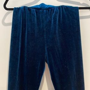Small velvet pants leggings